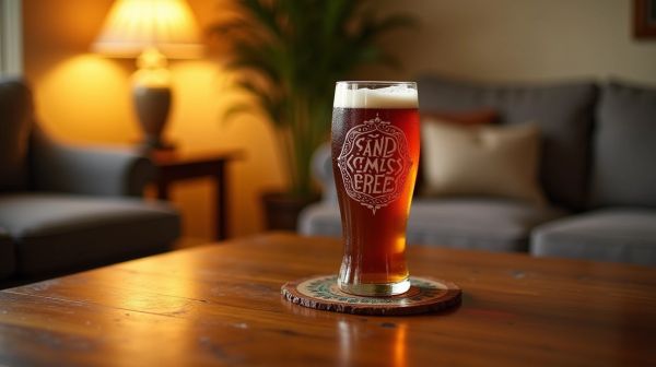 Sublimez vos moments avec un verre à bière personnalisé gravé
